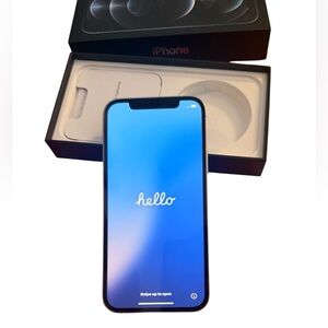 Unlocked iPhone 12 Pro, Silver, 256GB